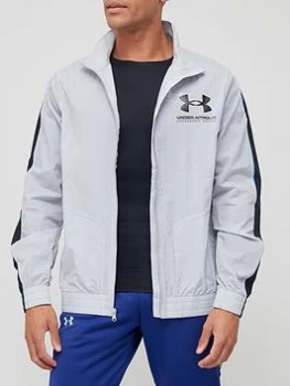 Image of Urban Armor Gear Training Woven Track Jacket - Grey/Black, Grey/Black Size M Men