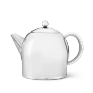 Image of Bredemeijer Teapot Double Wall Minuet Santhee Design 1.4L in Polished Steel