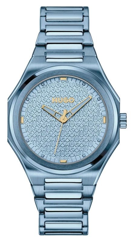 Image of HUGO 1540176 #GRAIL FOR HER (36mm) Blue Dial / Blue PVD Watch