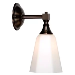 Image of Classic Bathroom Wall Light Bronze IP44