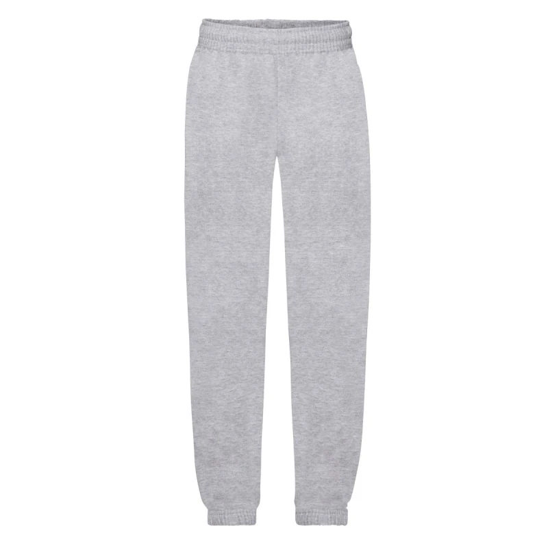 Image of Fruit of the Loom Jog Pants Jogging Bottoms in Grey Size: 12-13 Years Grey Unisex 12-13 Years