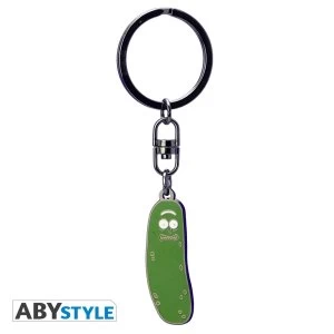 Image of Rick And Morty - Pickle Rick Metal Keyring