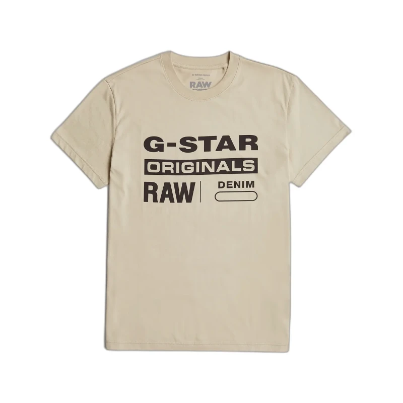 Image of G-Star T-Shirt G-Star Originals RT Beige Male L