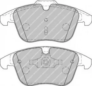 Image of Ferodo FDB1897 Brake Pad Set Front Axle Premier Car