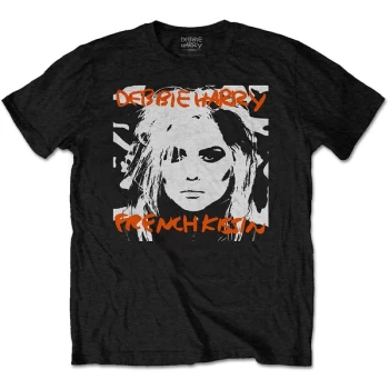 Image of Debbie Harry - French Kissin' Mens Small T-Shirt - Black