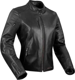 Image of Segura Laxey Motorcycle Leather Jacket, black, Size S, black, Size S