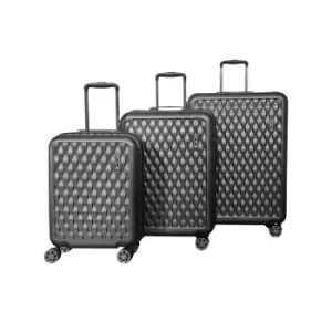 Image of Rock Luggage Allure 3Pcs Set Charcoal Suitcases