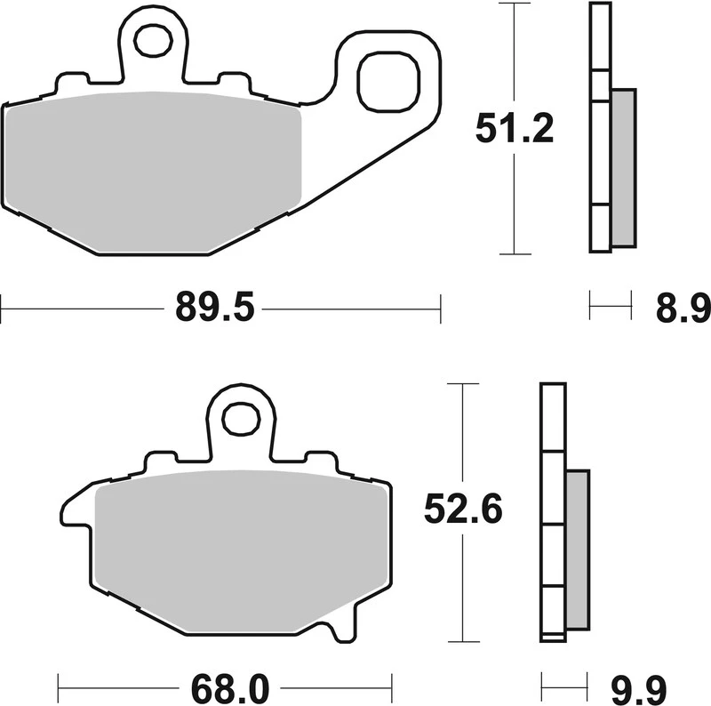 Image of Street Carbon Ceramic Brake pads - 07KA1617