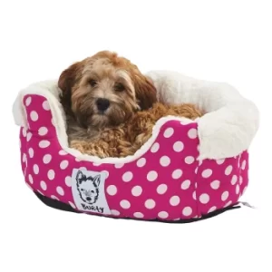 Image of Bunty Pink Deep Dream Dog Bed Pink