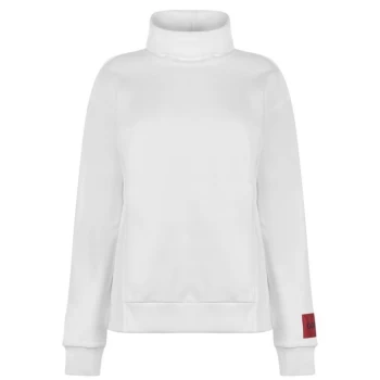 Image of HUGO Hugo Niale Polo Sweater - White