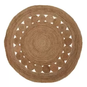 Image of Interiors By Ph Round Jute Rug Natural
