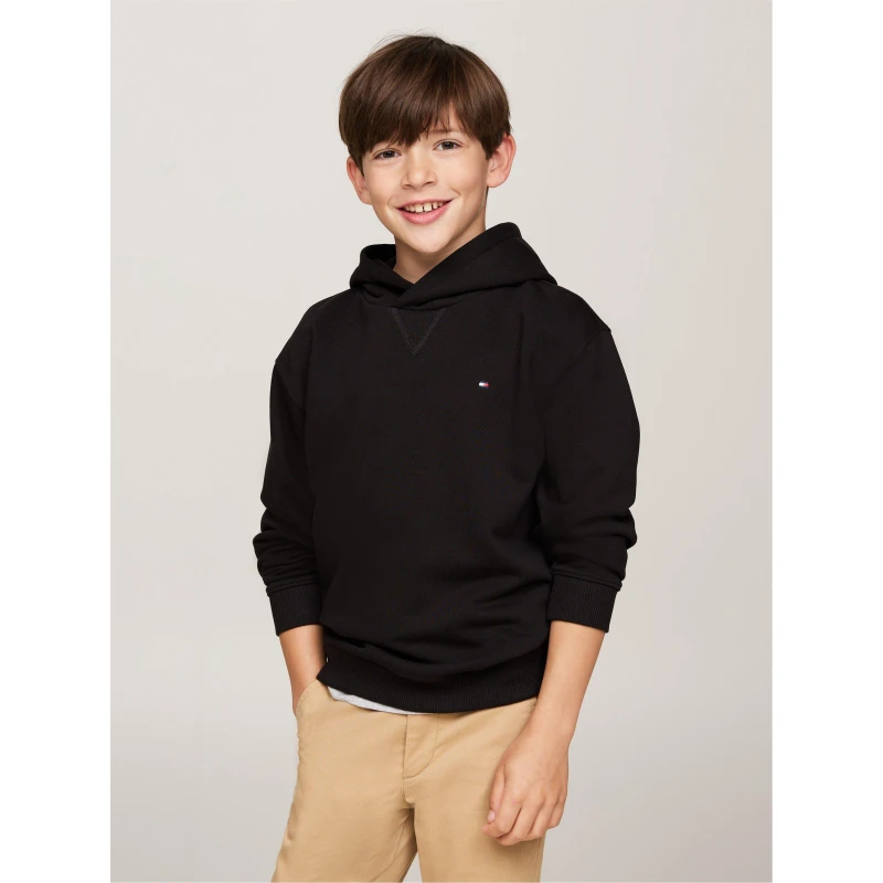Image of TOMMY HILFIGER U Timeless Hoodie OTH Hoodies 4Y Black 54834703135