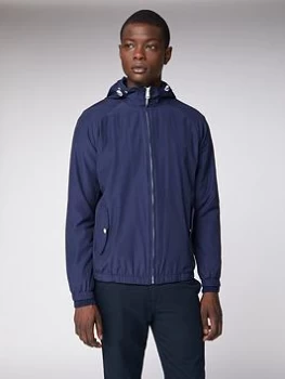 Image of Ben Sherman Hooded Jacket-Navy Size M Men