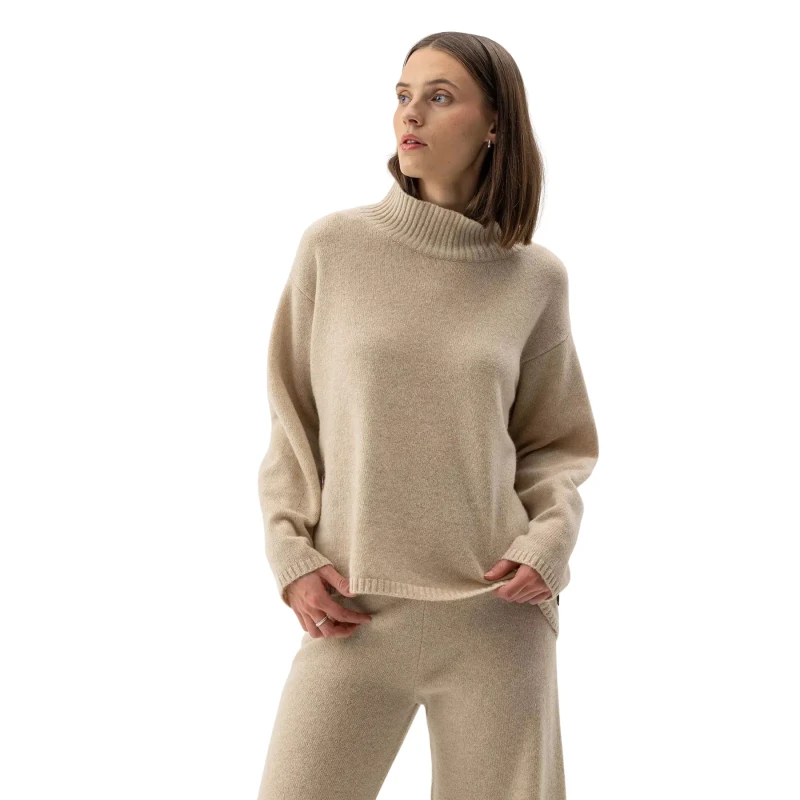 Image of Holebrook Womens turtleneck sweater Holebrook Veronika Beige Female S