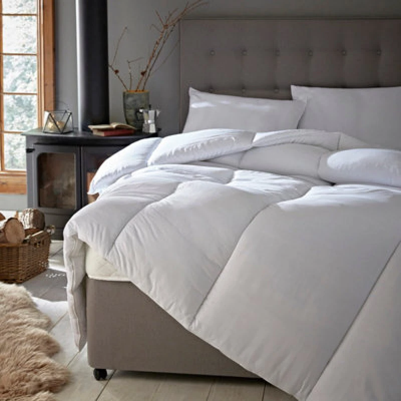 Image of Silentnight Warm And Cosy Duvet - 18 Tog - Single - White White W73OE Unisex King