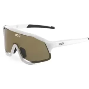 Image of KOO Demos - White Frame, Brown Lenses