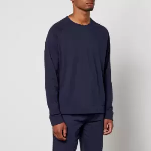 Image of Paul Smith Mens Long Sleeve Lounge Top - Inky Blue - M