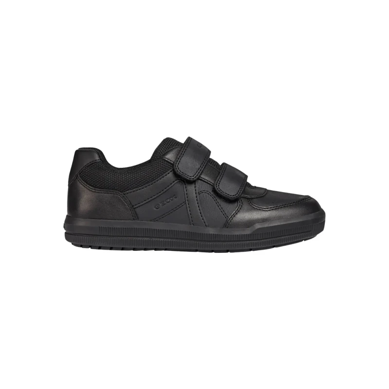 Image of Geox Black arzach 2v Boys Youth trainers Black UK 5 (EU 38)