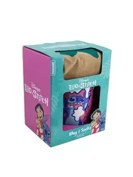 Image of Lilo and Stitch Mug and Socks, One Colour, Women