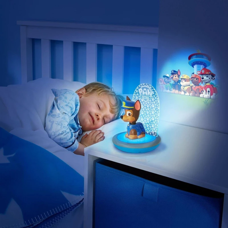 Image of Paw Patrol Chase Magic Go Glow Night Light Kids Bedroom (278Pwp)