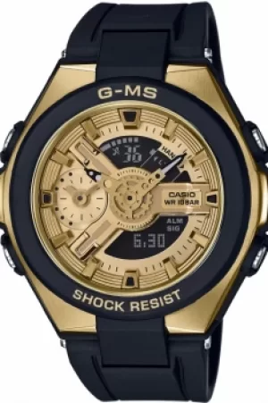Image of Casio G-Ms Glamorous Gold Alarm Chronograph Watch MSG-400G-1A2ER