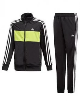 Image of Adidas Boys Tiberio Tracksuit - Black