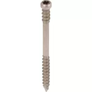 Image of Spax A2 Stainless Steel T-STAR Plus Decking Screw 5.0 x 80mm (100 Pack) in Silver