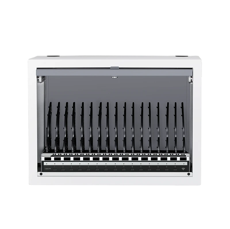 Image of LogiLink USB-C multi-charging station. 15-Port. PD. smart. grey