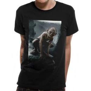 Image of Lord Of The Rings - Gollum Mens XX-Large T-Shirt - Black