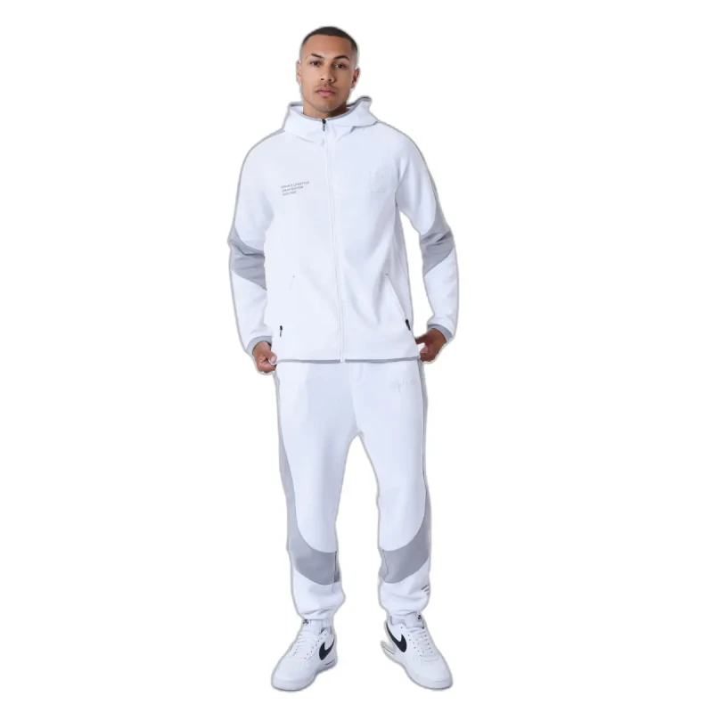 Image of Project X Paris Sweatshirt zipped hood with pocket Project X Paris Blanc Male L