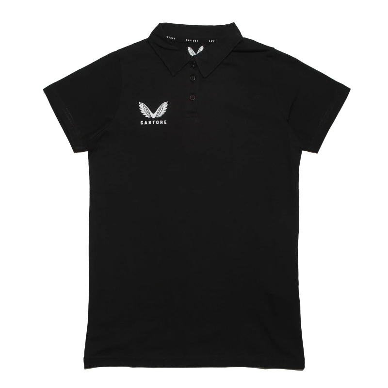 Image of Castore Ss Polo - Black 7 - 8 Years