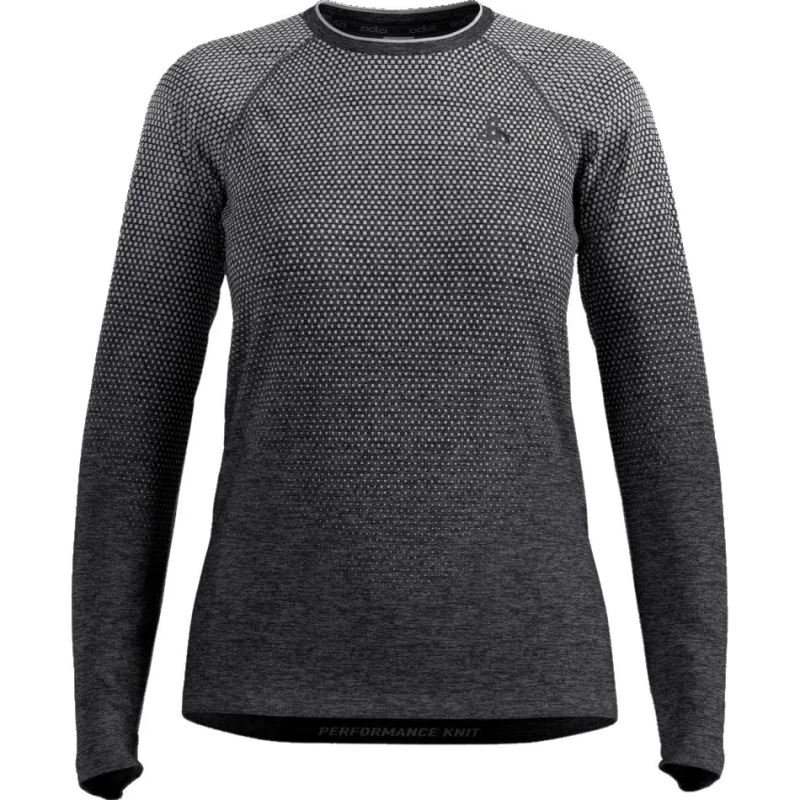 Image of Seamless long sleeve womens top Odlo Essential Gris Female S