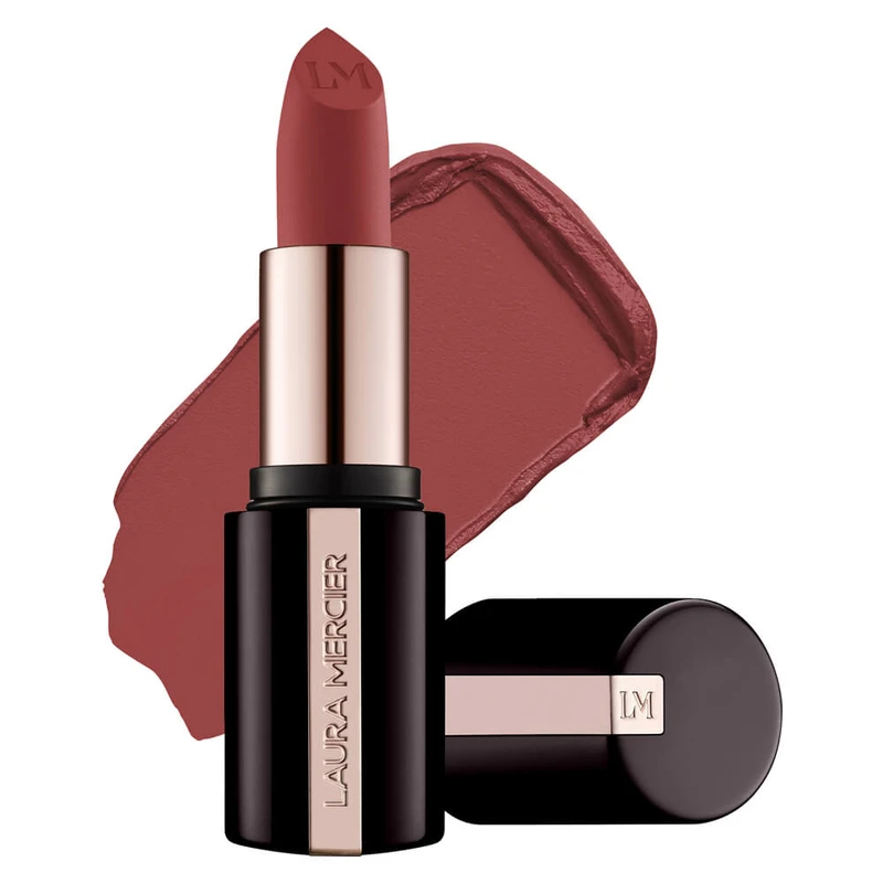 Image of Laura Mercier Caviar Smoothing Matte Lipstick 3.4g (Various Shades) - 680 Rosewood Silk