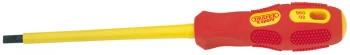 Image of DRAPER 5.5mm x 125mm Fully Insulated Plain Slot Screwdriver (Sold Loose) 69219