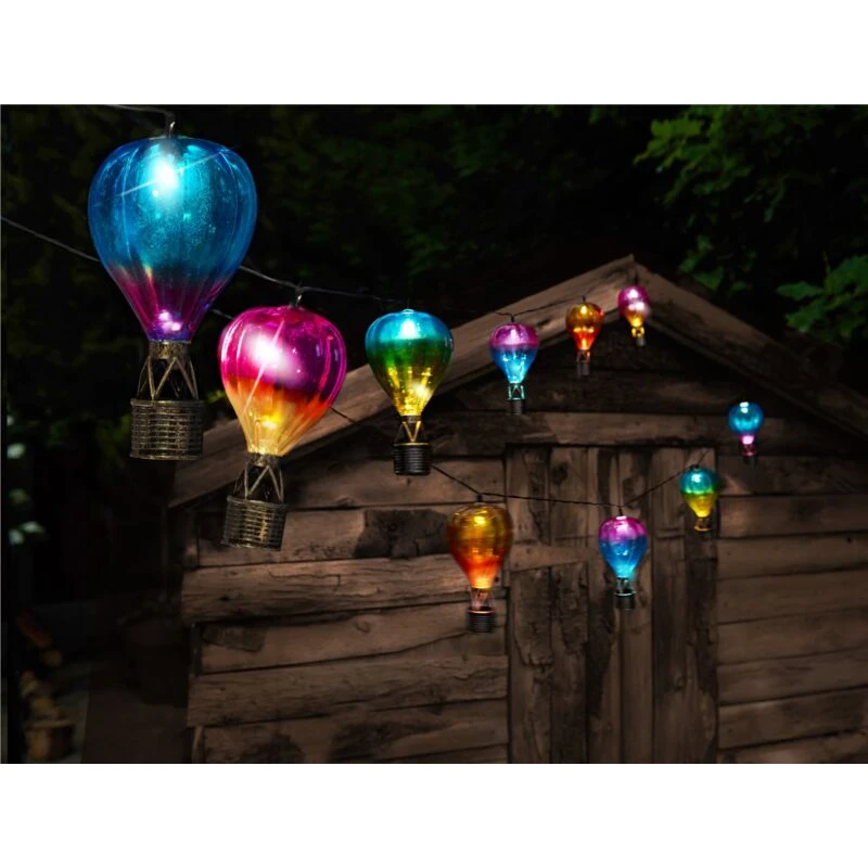 Image of SMART GARDEN 10 Solar SkyRunner Hot Air Balloon String Lights Lightbulbs LED - Smart Garden 1060029