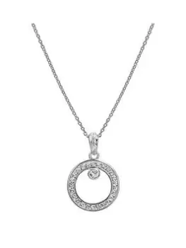 Image of Hot Diamonds Orbit Pendant, Silver, Women