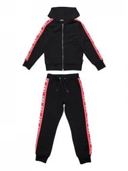 Image of Diesel Boys Tape Logo Tracksuit