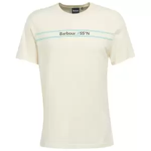 Image of Barbour Mens Marsham Tee Whisper White XXL