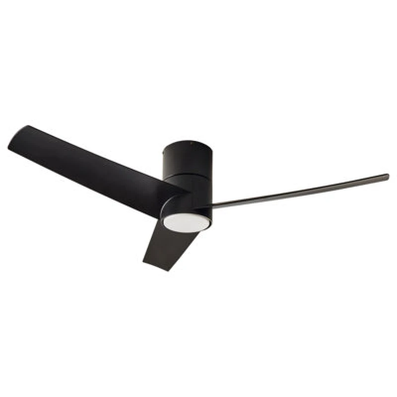 Image of Beliani Ceiling Fan With Light Canete With Remote LED Black