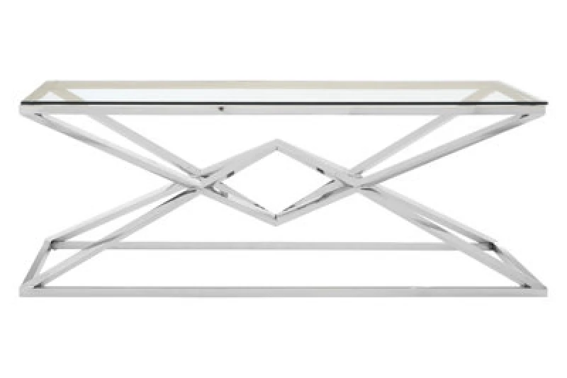 Image of Orsina Allure Silver Rectangular Coffee Table