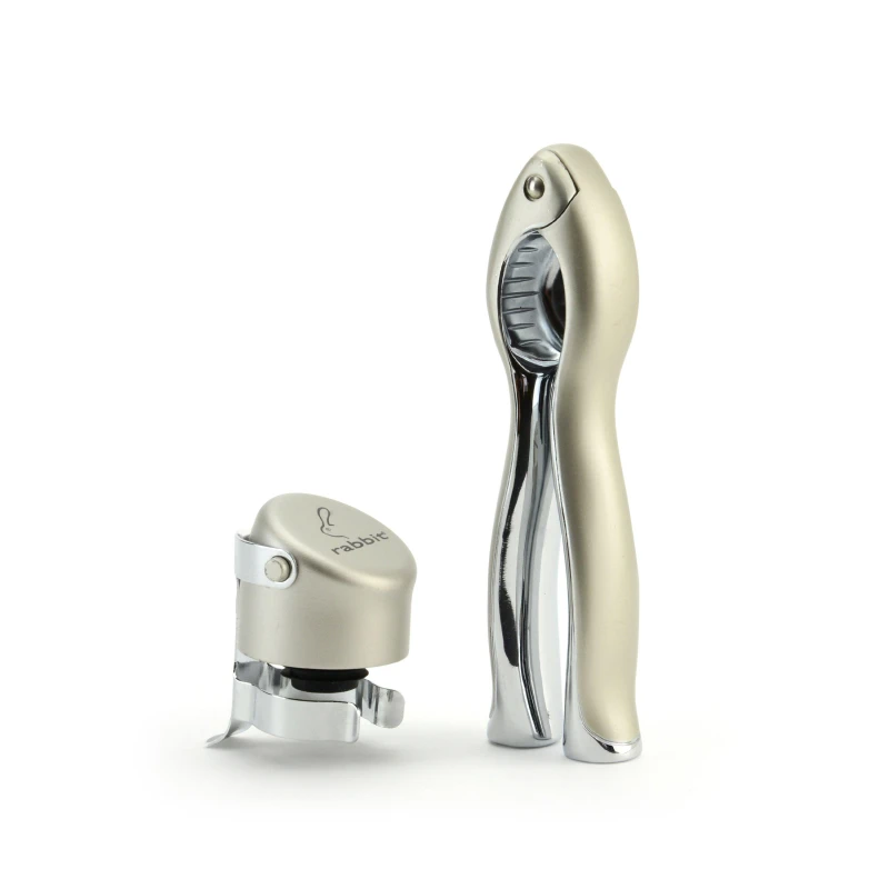 Image of Rabbit Champagne Sealer Set Metallics