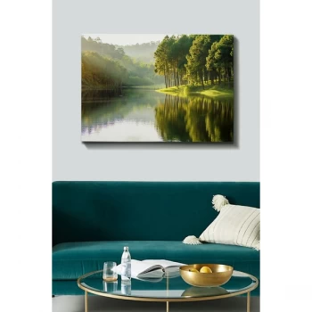 Image of Kanvas Tablo (70 x 100) - 114 Multicolor Decorative Canvas Painting