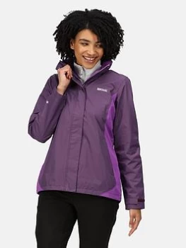 Image of Regatta Daysha Waterproof Shell Jacket - Dark Purple, Dark Purple, Size 12, Women