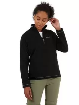 Image of Craghoppers Miska Half Zip Fleece Top - Black, Size 14, Women