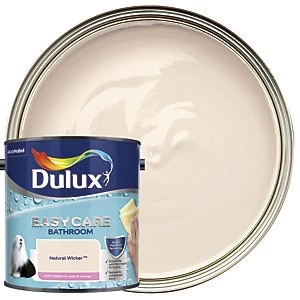 Image of Dulux Easycare Bathroom Natural Wicker Soft Sheen Emulsion Paint 2.5L