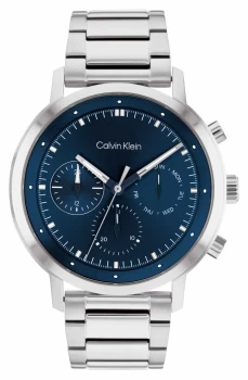 Image of Calvin Klein 25200063 Blue Chronograph Stainless Steel Watch