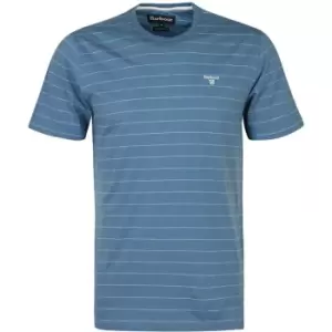 Image of Barbour Hobson Striped T-Shirt - Blue