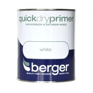 Image of Berger Quick Dry Wood Primer - 750ml