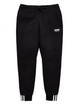 Image of Boys, adidas Originals Childrens Pants - Black, Size 7-8 Years