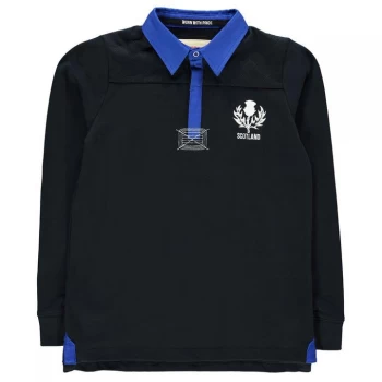 Image of Rugby World Cup Long Sleeve Jersey Junior Boys - Scotland